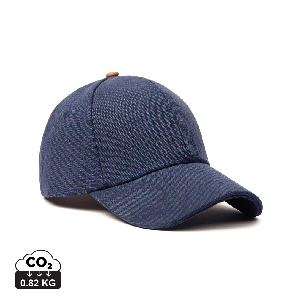 Casquette publicitaire en toile Bosler VINGA Bleu marine